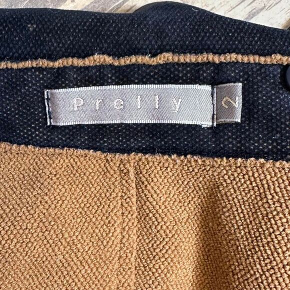 Pretty Black Suede Knee Length Coat sz S - Picture 9 of 9